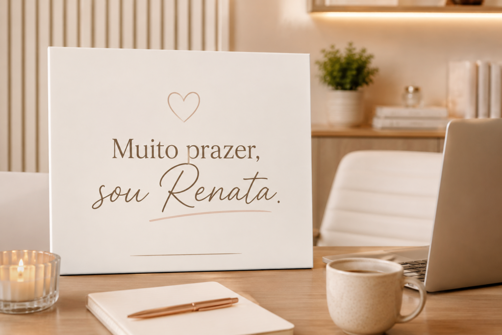 Prazer, eu sou a Renata